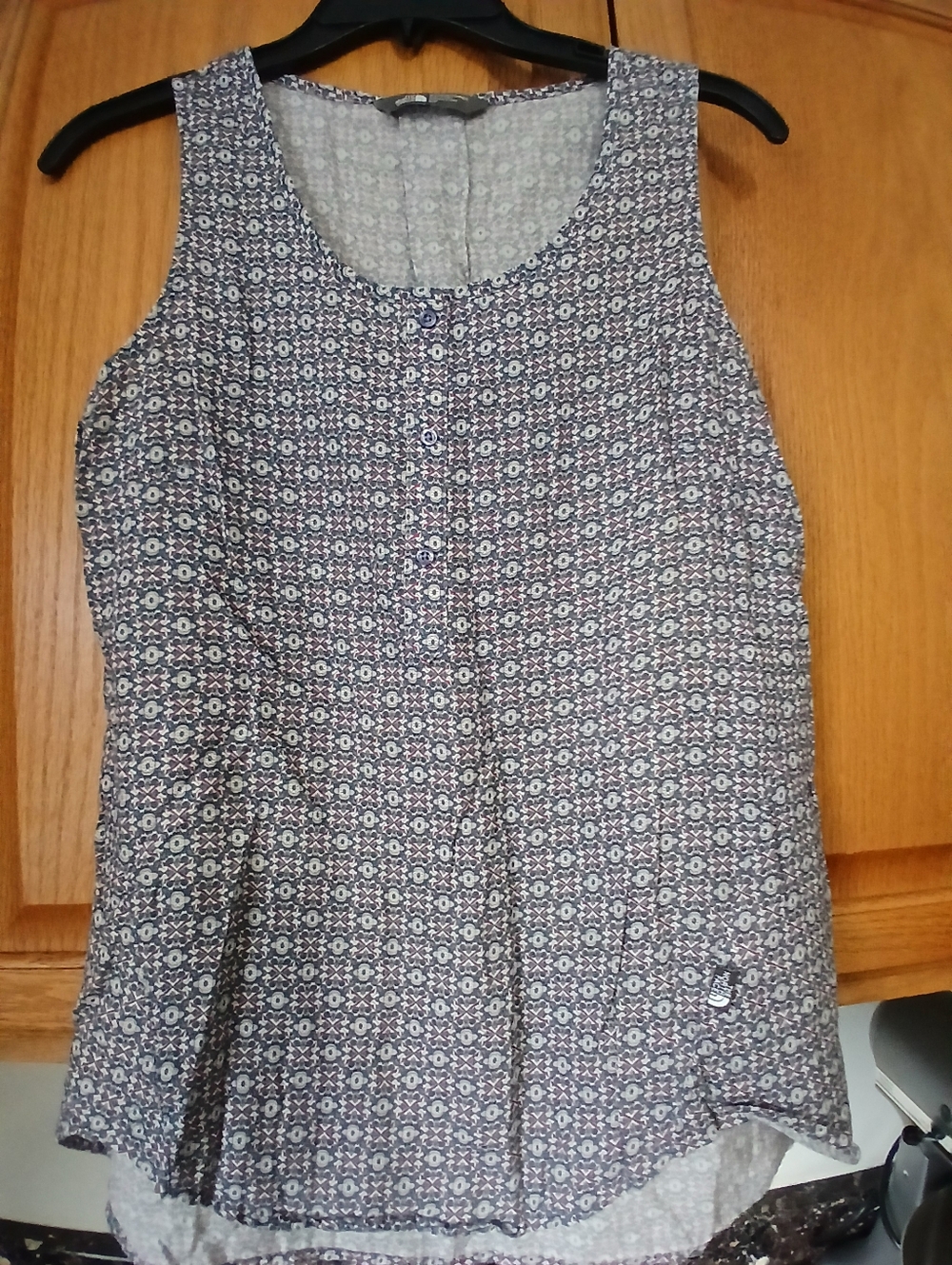The North Face Women's Patterned Blue Floral Shirt